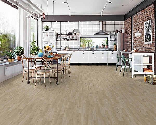 Laminátové podlahy v kuchyni