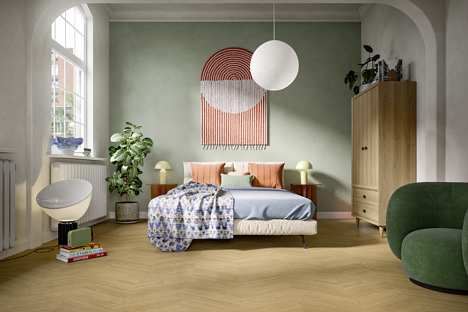EGGER E-motion kingsize 32 apr skanderborg medový EL291F
