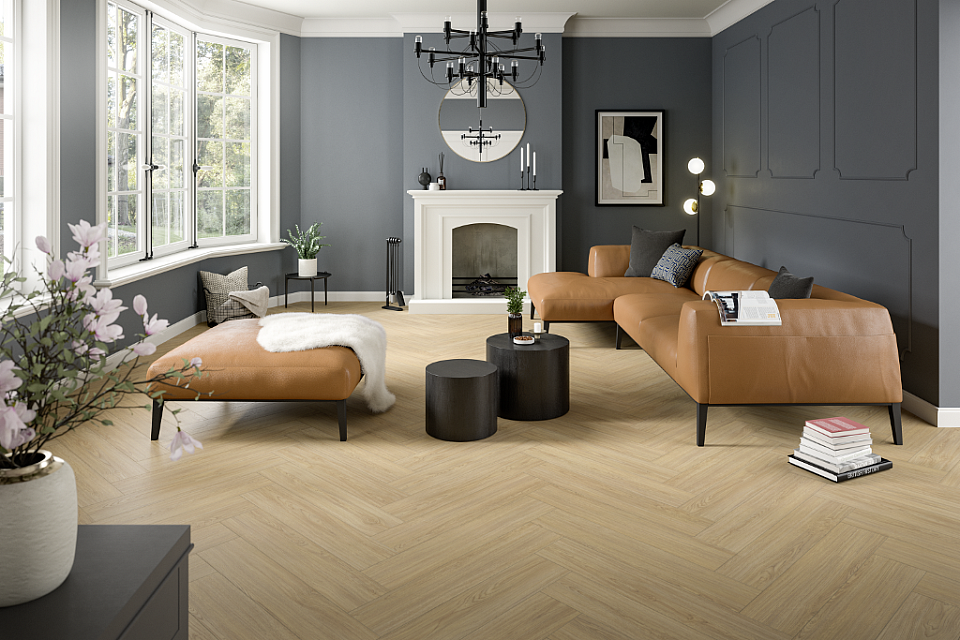 EGGER E-motion herringbone 32 Dub casella prírodný EL2152