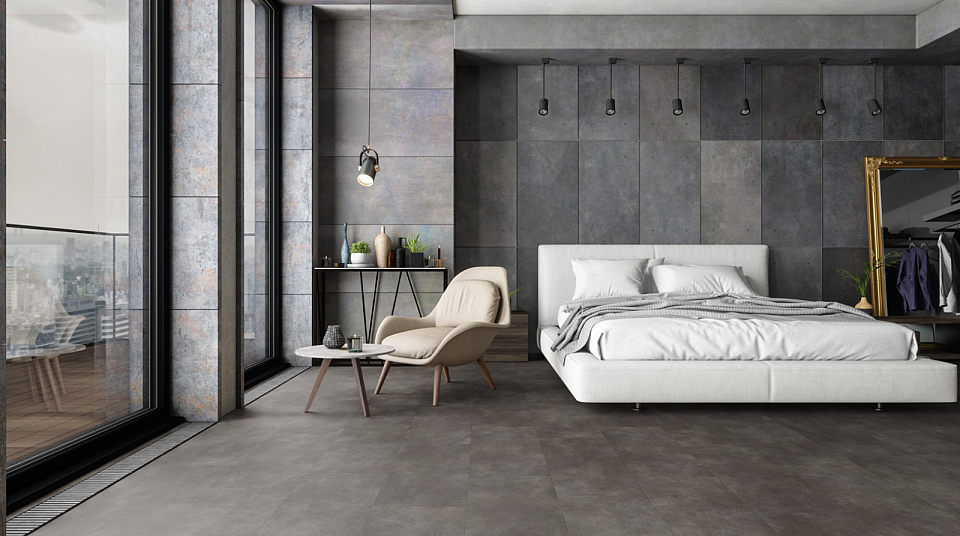 GERFLOR Creation 40 clic acoustic Bloom uni dark GERCAC40 1601