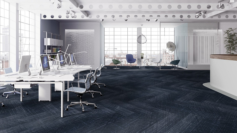 FORBO Flotex Planks Refract Sapphire 137003