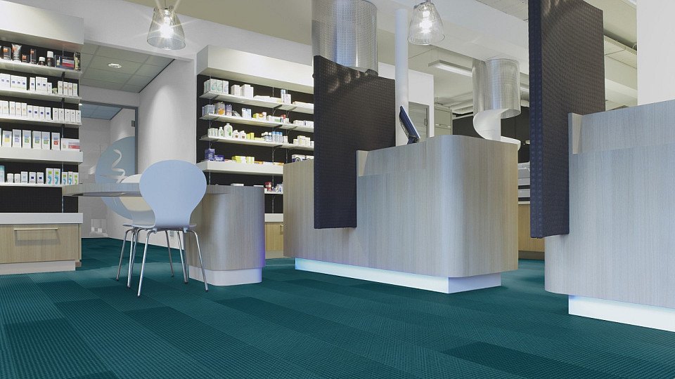 FORBO Flotex Planks Boxcross Petrol 133009