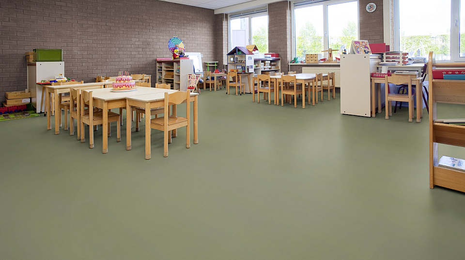 FORBO Marmoleum decibel Rosemary green 335535