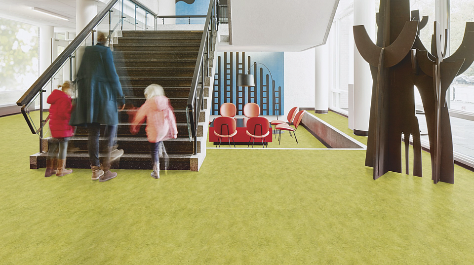 FORBO Marmoleum decibel Chartreuse 322435