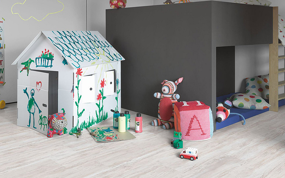 PARADOR Basic 2.0 Borovica škandinávska biela kartáčovaná štruktúra 1730795