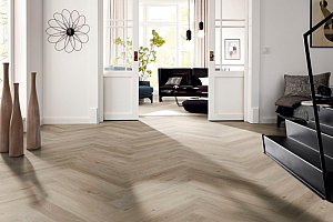 FLOOR FOREVER Style floor click rigid Dub fishbone oxford 30030 - Vinylová podlaha zámková rigidná SPC