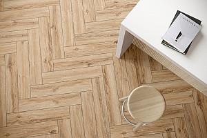 FALQUON THE FLOOR Herringbone Dub vail P1003 HB - Vinylová podlaha zámková rigidná SPC