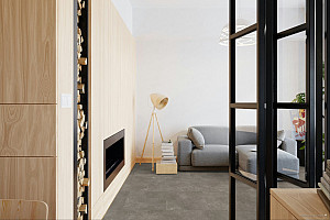 PARADOR Trendtime 5 Kámen trafalgar tmavě šedý 1750860 - Vinylová podlaha celoplošne lepená