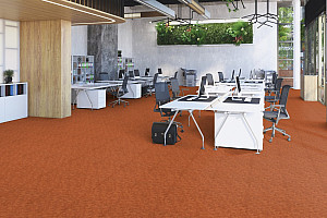 FORBO Flotex Colour Calgary melon S290005 - Śpeciálna podlaha