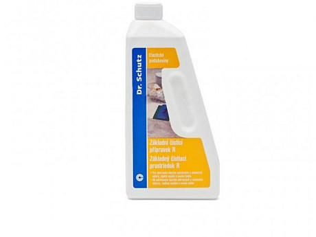 Šetrný základný čistič so silným rozpúšťacím účinkom a pre materiál šetrnú nízkou alkalitou DR. SCHUTZ R (750 ml)