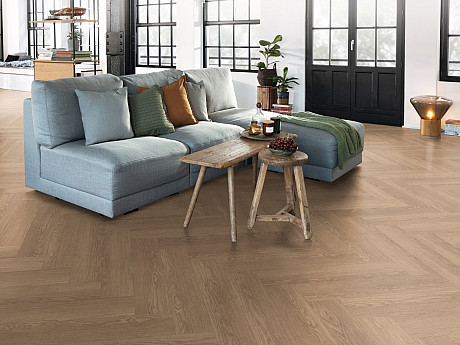 EGGER Nature sense herringbone 32 apr baronia hnedý EL2134