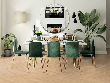 GERFLOR Creation 55 clic acoustic herringbone Aquinoah blond GERCAC55 1704