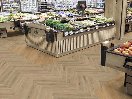 GERFLOR Creation 55 clic acoustic herringbone Aquinoah nature GERCAC55 1707