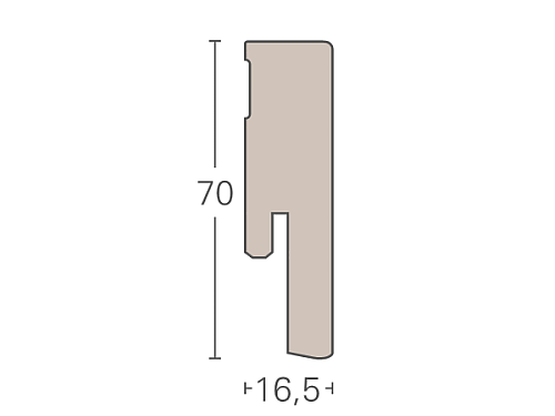 Lišta PARADOR SL 18 Dub D041 1745334