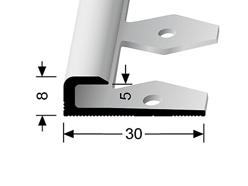 Ukončovací profil pre krytiny do 7 mm (pre ľahké ohýbanie)