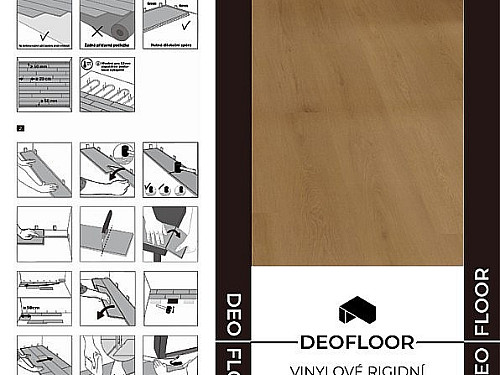 DEOFLOOR SPC CLICK RIGID Dub prírodný 8661