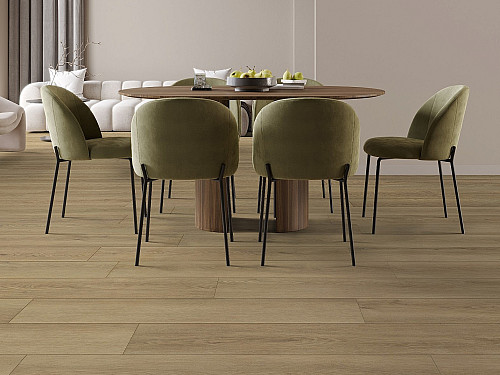 DEOFLOOR SPC CLICK RIGID Dub hnedý 8975