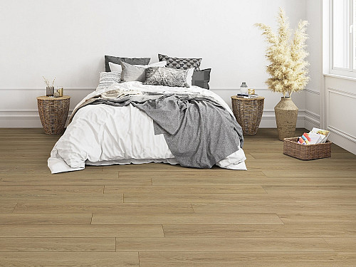 DEOFLOOR SPC CLICK RIGID Dub hnedý 8975