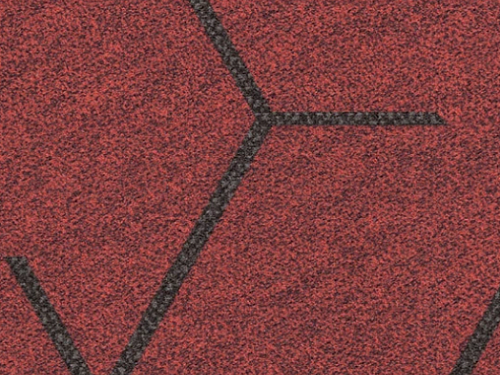 FORBO Flotex Planks Triad Red 131001