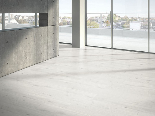 PARADOR Basic 400 Dub krystalovo biely štruktúra dreva 1474400